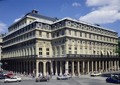 Ansicht der Fassade des Théâtre Français, erbaut 1786-90 von Victor Louis